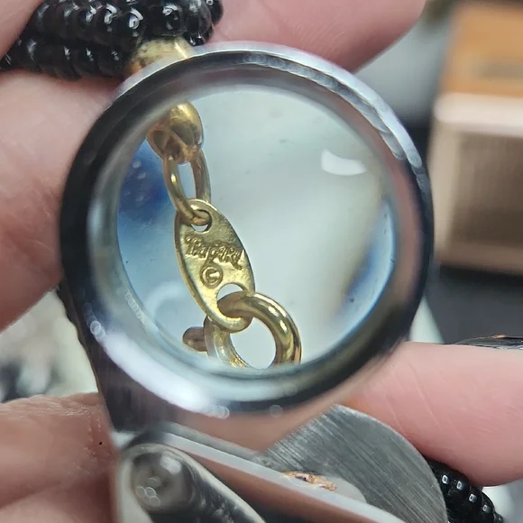 1 Trifari Black Seedbead Necklace 5 Unmarked Necklace Lot - Picture 2 of 7